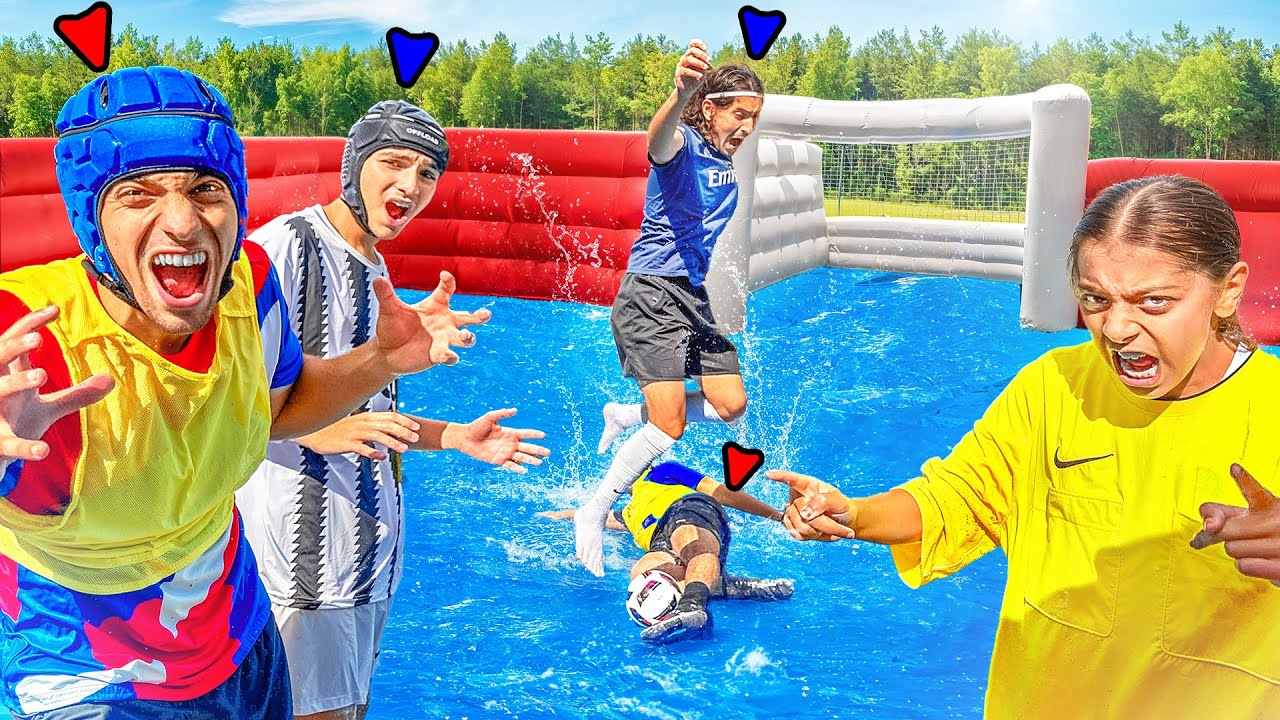 J'ORGANISE LE PLUS GRAND TOURNOI SUR GLISSADE ! 😁 ( SLIP N SLIDE CHALLENGE EN FAMILLE)