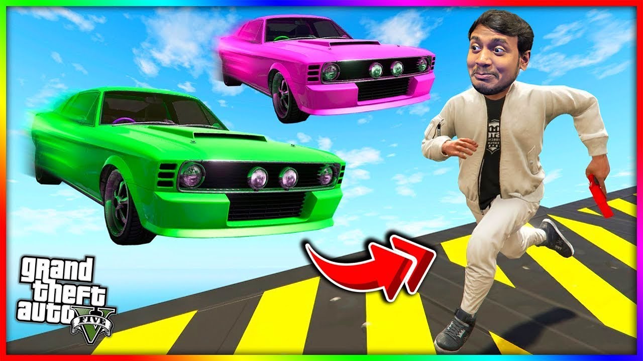 Cars VS Runners in GTA 5