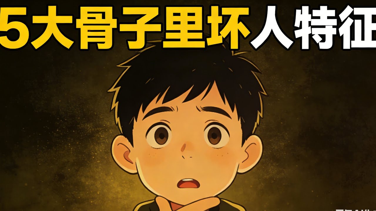 骨子里坏人的五大特征