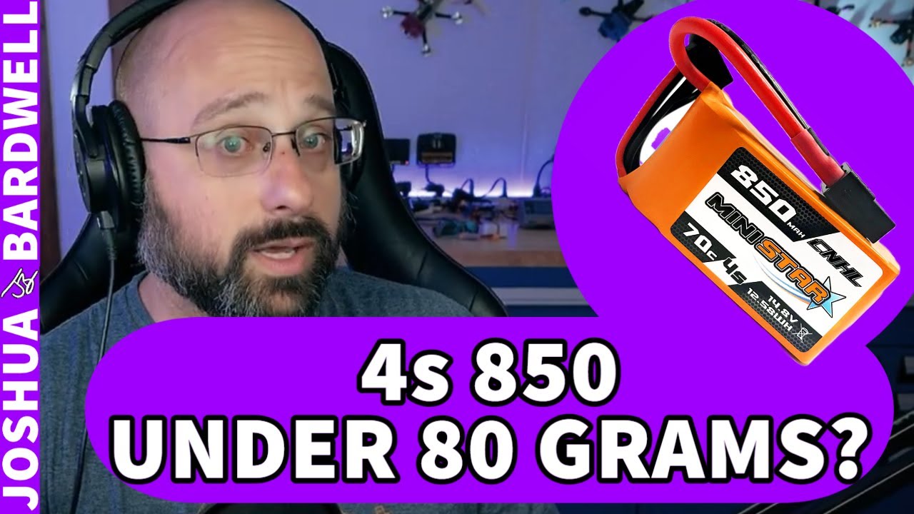 What's The Best 4s LiPo Battery 850 Under 80 Grams For FPV? - FPV Stream Questions