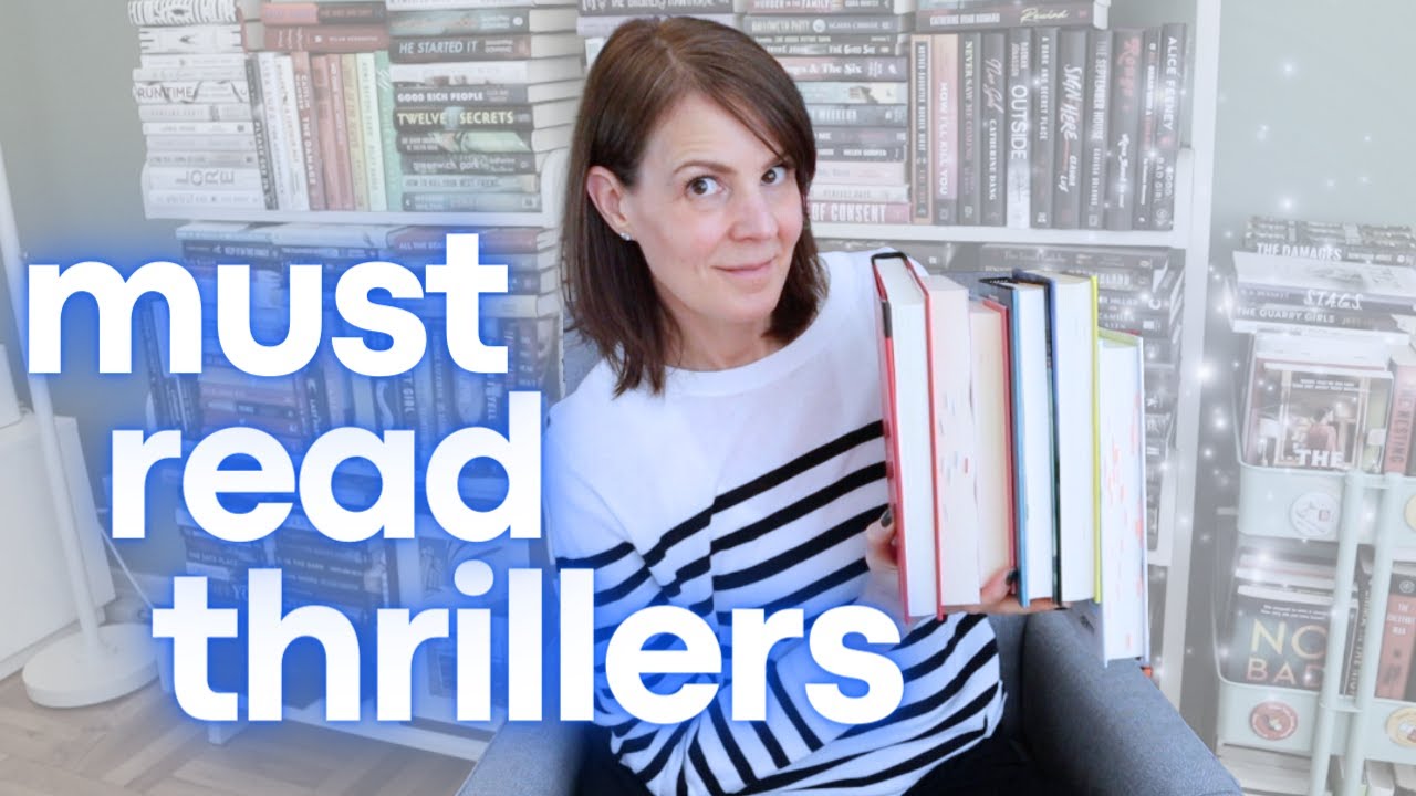 THRILLER BOOK RECOMMENDATIONS 🖤 | On The Lighter Side.  Non-Violent.  Must Reads I Love.