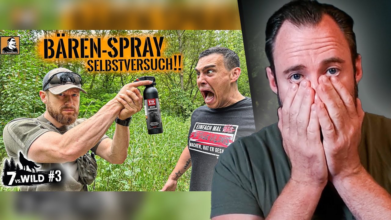 Heftige Schmerzen! Survival Mattin & Fritz testen Bärenspray für 7 vs. Wild Staffel 3| Otto reagiert
