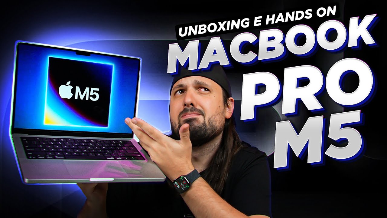 MacBook Pro com chip M5: Unboxing e Hands On!