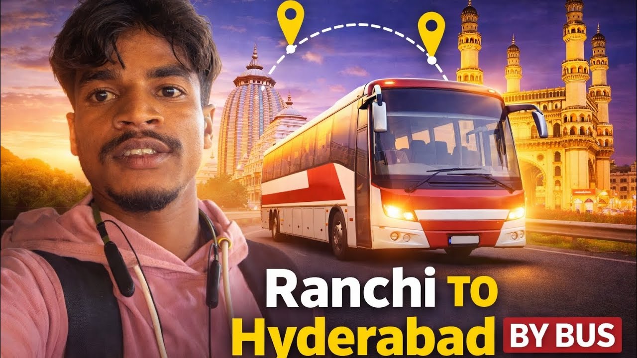 RANCHI TO HAYDRABAD 🚀@amitminiVlog-h4d #vlog #ranchi 