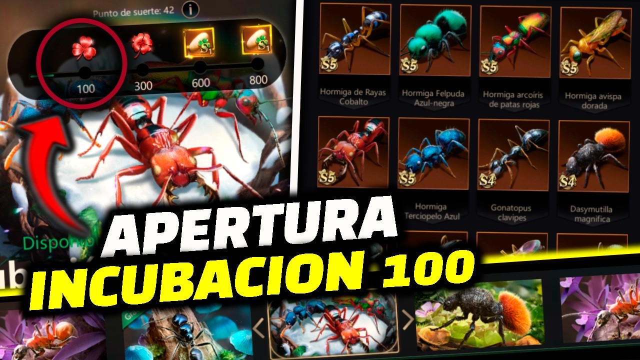 🆕¿QUÉ ME SALDRÁ? 😱 Apertura masiva de la incubación 100 con suscriptores  🌏🐜The Ants:U.K