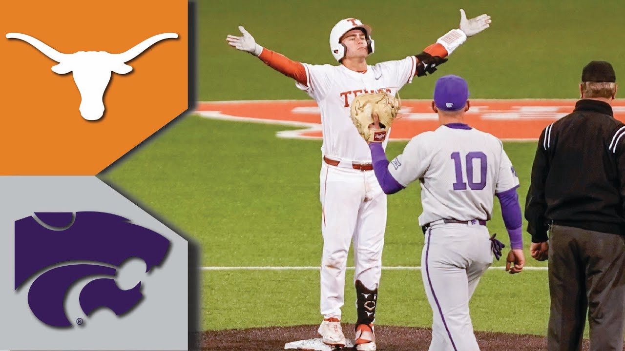 Kansas State vs #21 Texas Baseball Highlights | GREAT GAME | College Baseball Highlights 2023