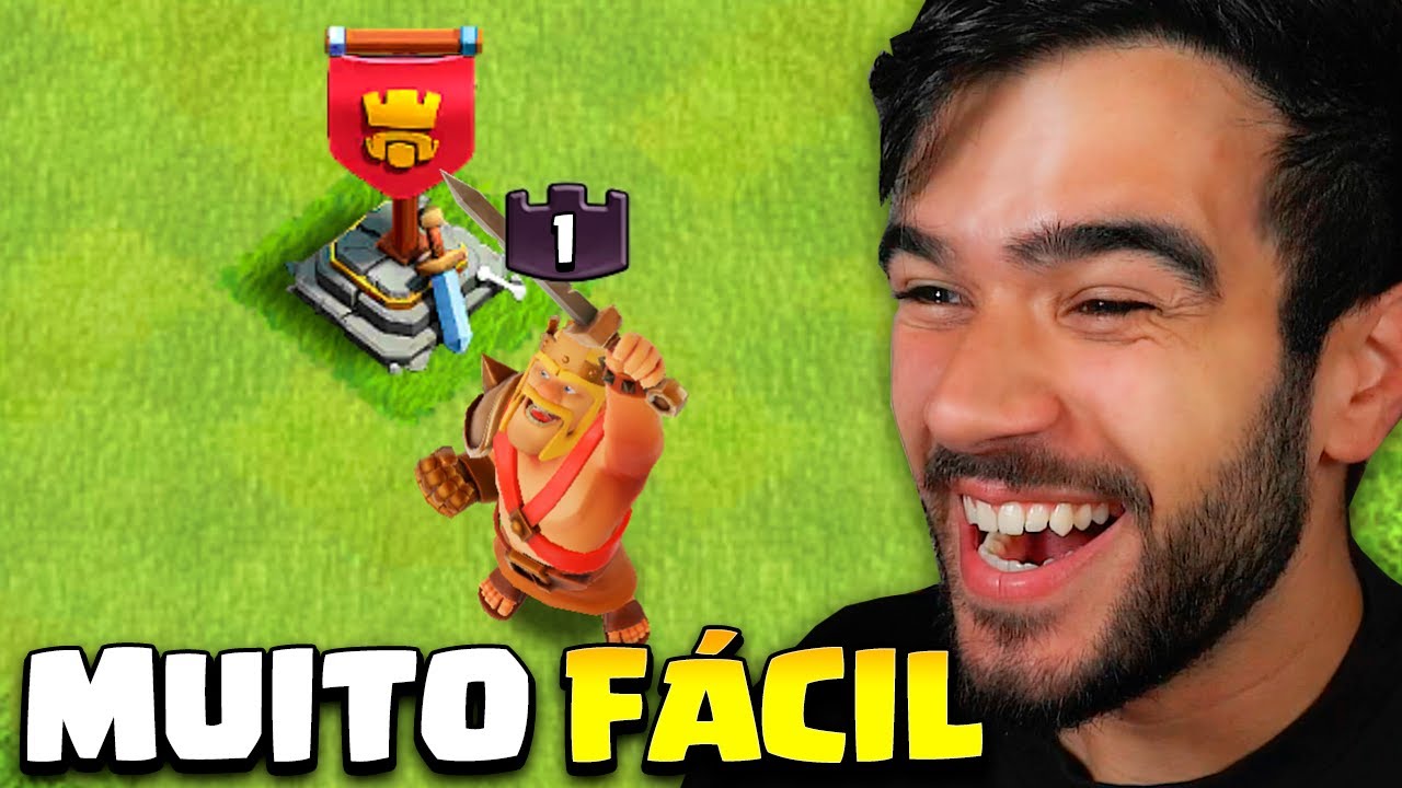 MUITO FÁCIL!! LIBEREI O REI BÁRBARO EM 1 SEGUNDO NO CLASH OF CLANS