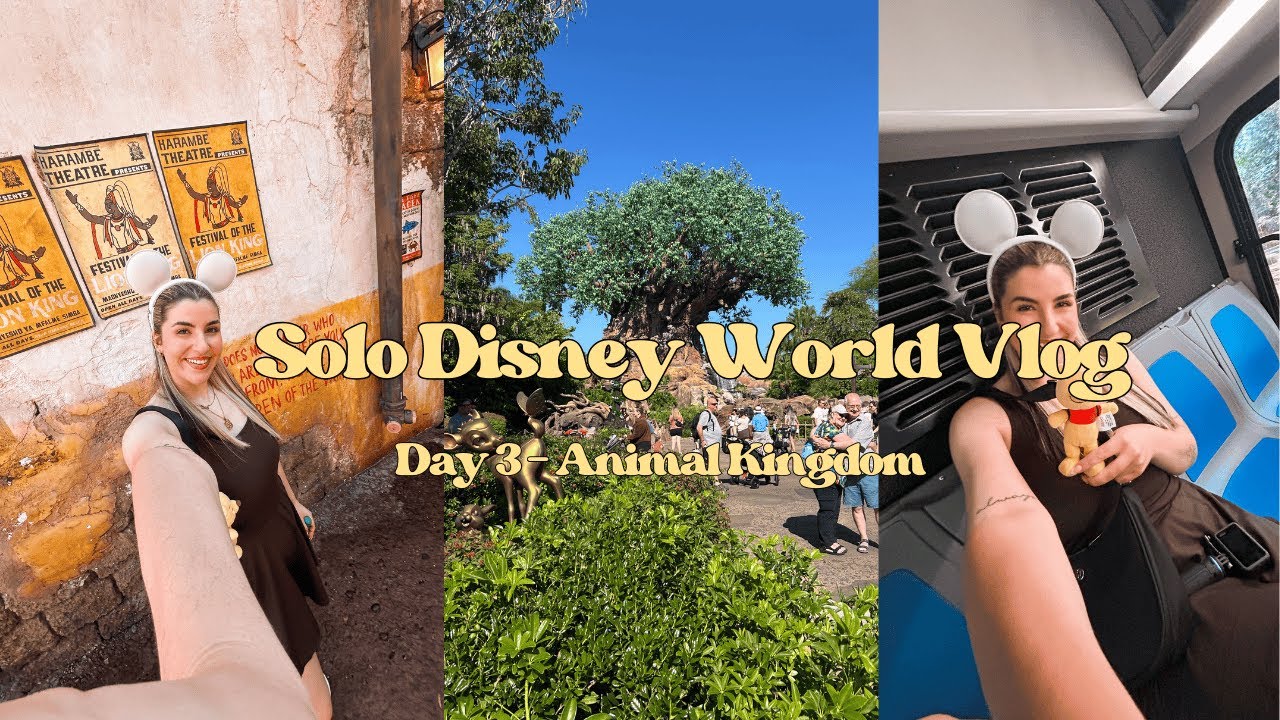 SOLO WALT DISNEY WORLD VLOG✨ DAY THREE - ANIMAL KINGDOM🦁🌳
