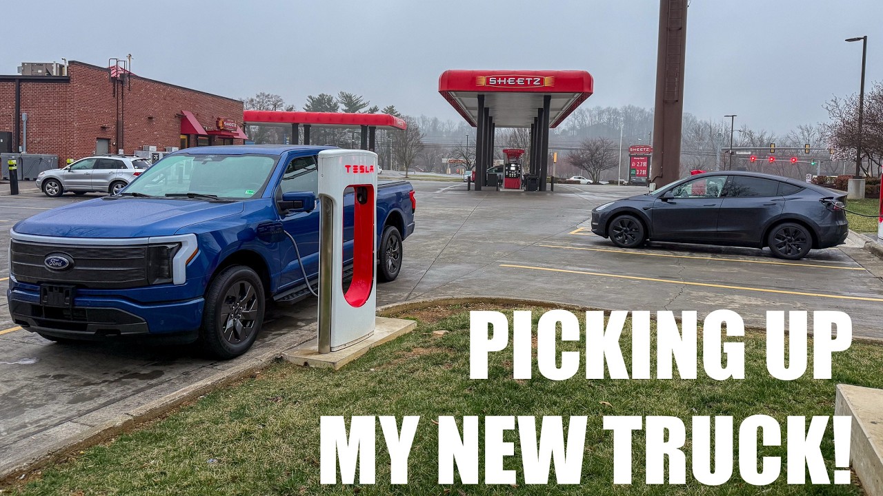 Model Y and F150 Lightning Road Trip! 14 Hours On The Road Picking Up My F150 Lightning in Virginia