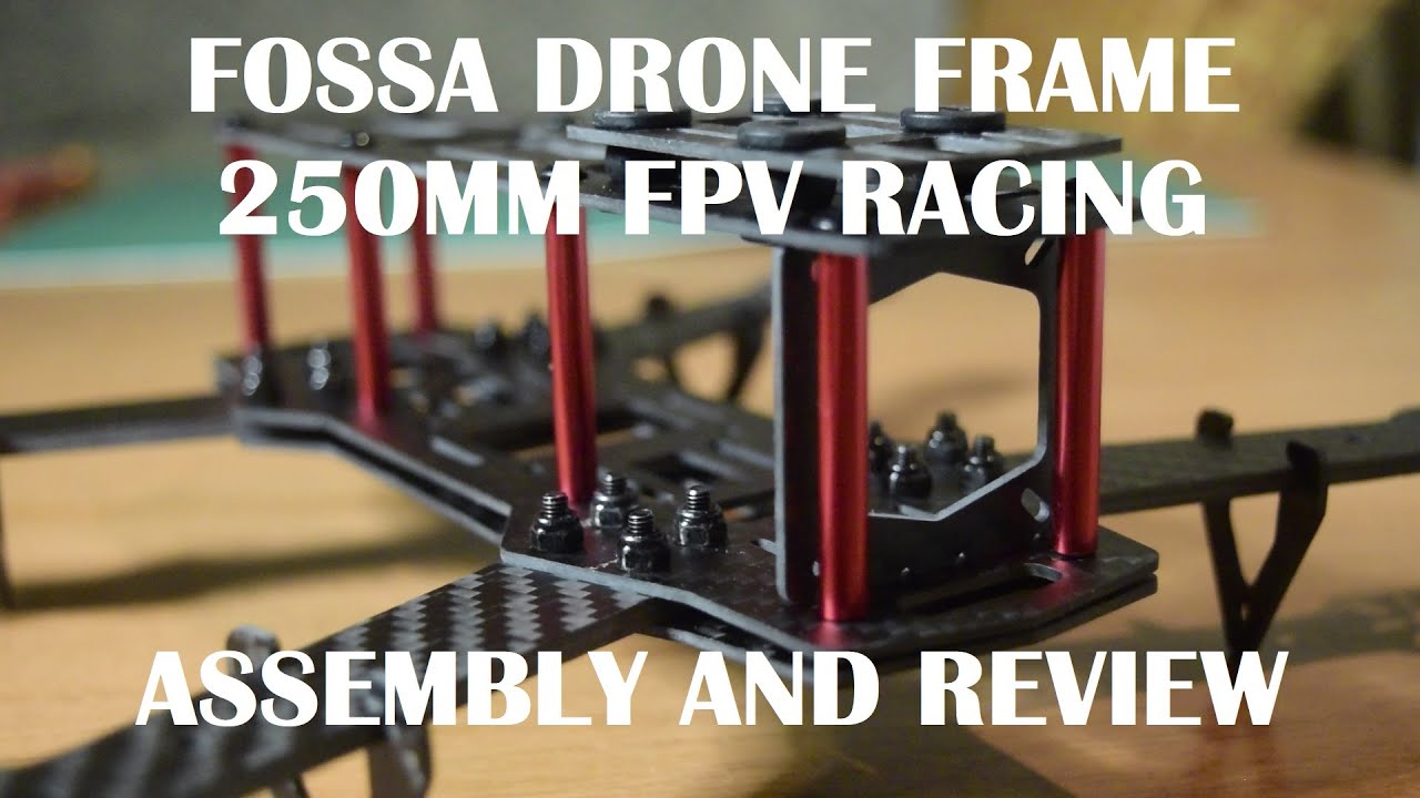 Fossa Drone Frame Kit with Screws X-Structure 250MM Quadcopter for QAV250 FPV Race/Mini Drone