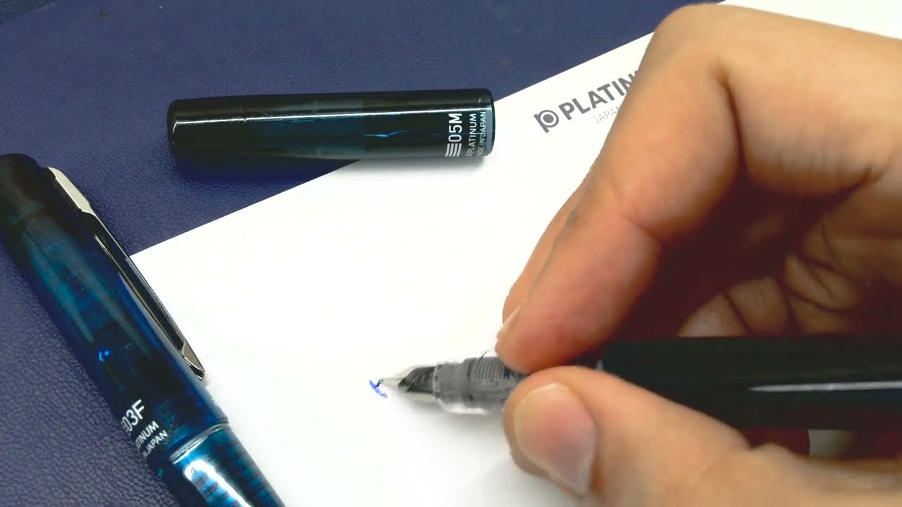 Platinum Prefounte 白金牌青年鋼筆開箱｜寫字筆畫漂亮｜中国語を書く｜葉曄×夜夜寫字