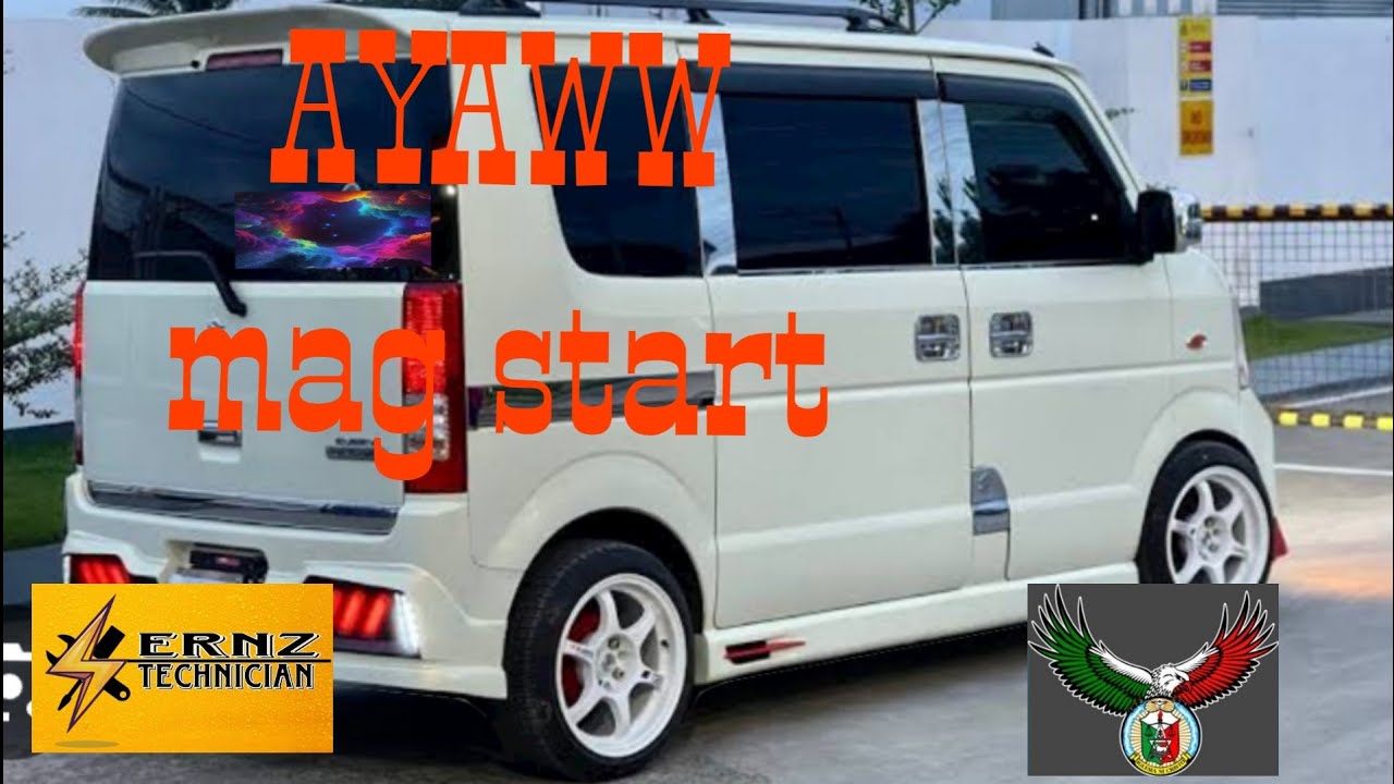 paano mag trouble pag ayaw mag start ang Suzuki minivan..