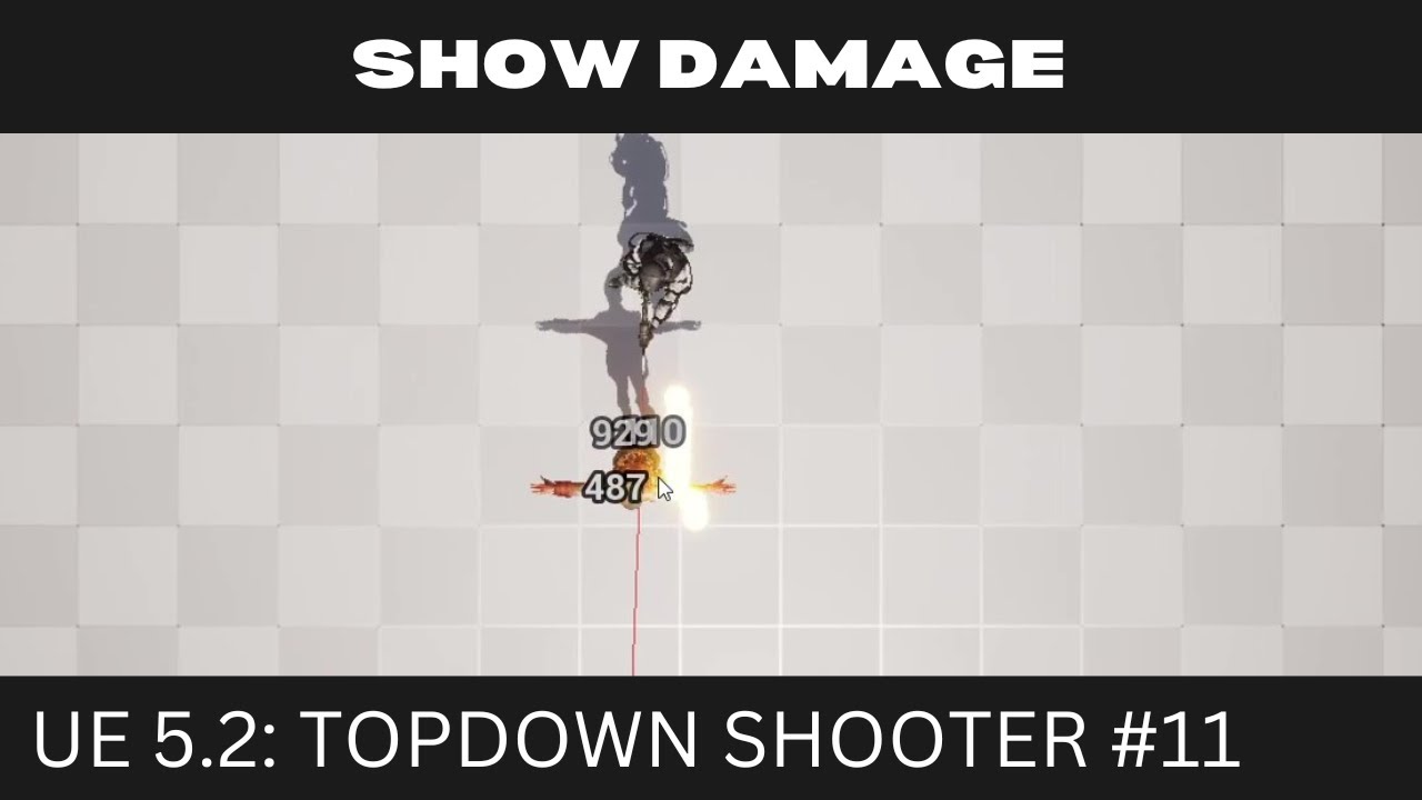 [Unreal Engine 5.2] Top Down Shooter EP. 11 - Show Damage