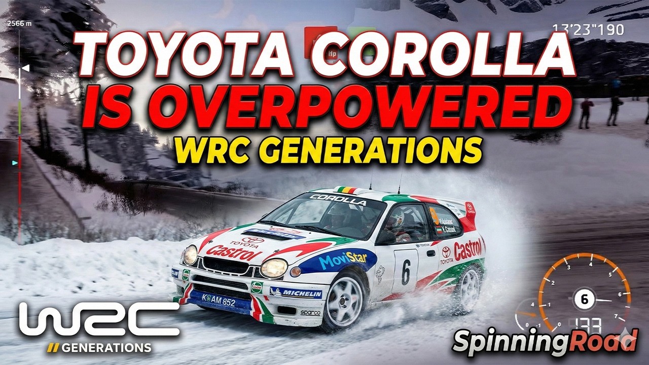 The Toyota Corolla is Completely BROKEN in WRC Generations ❄️