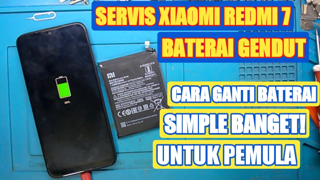 BATERAI GENDUT‼️ CARA GANTI BATERAI XIAOMI REDMI 7// Belajar Bersama Solder Beku Tutorial