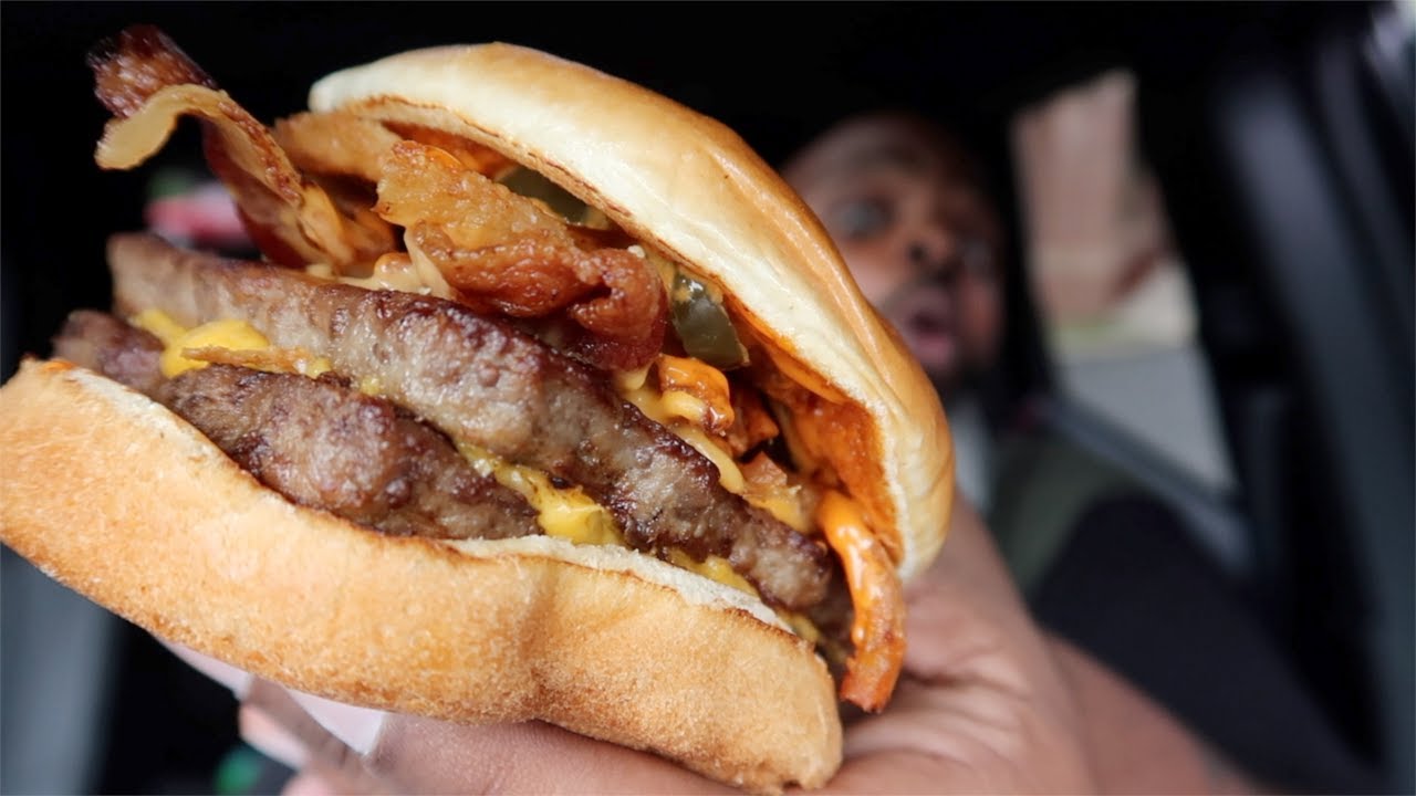 Wendy's Bacon Jalapeno Cheeseburger & Jalapeno Fries!!!