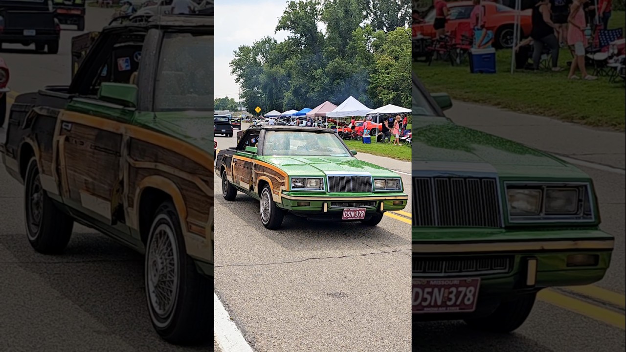 Chrysler LeBaron Classic Car Drive By Cruisin' Hines 2024