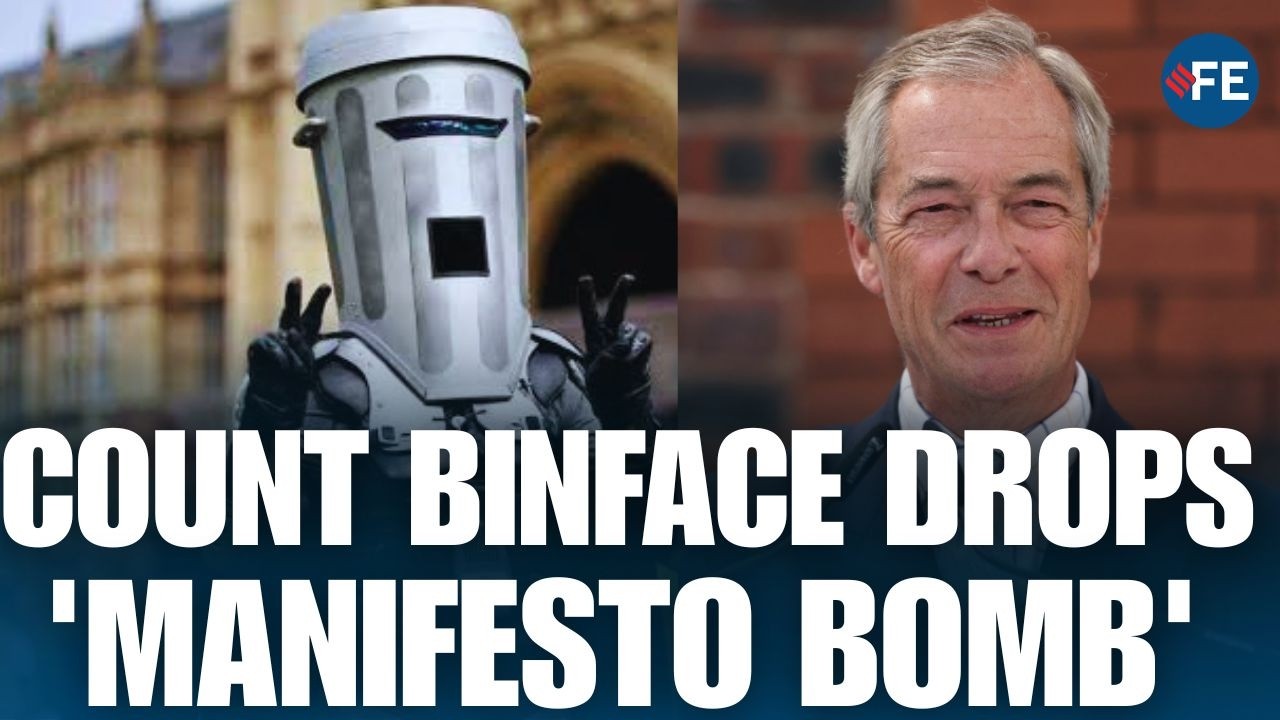 Count Binface Unveils WILD CLACTON MANIFESTO As Nigel Farage Faces His Strangest Election Test