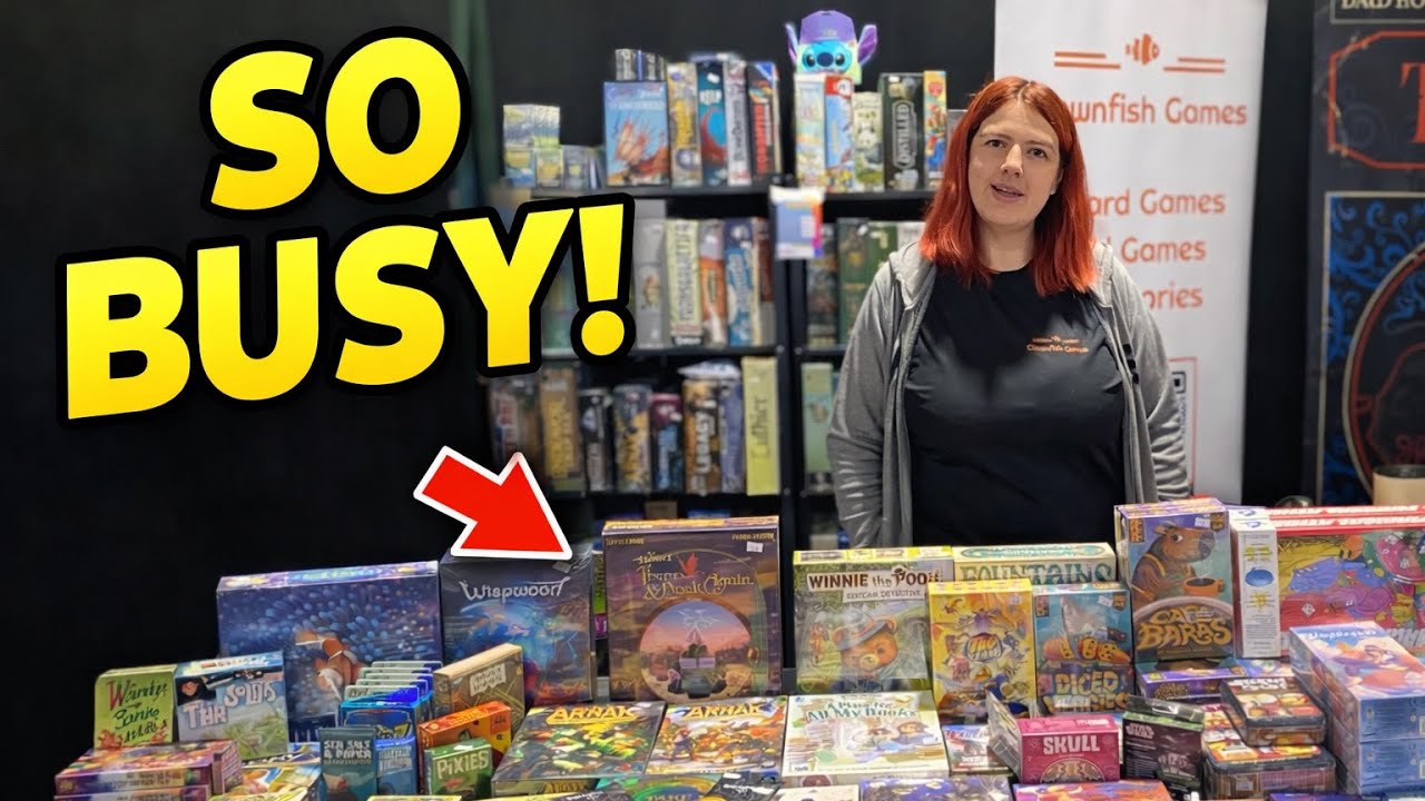 Безумно насыщенные выходные на Tabletop Gaming Live! 🎲 | Видеоблог Clownfish Games