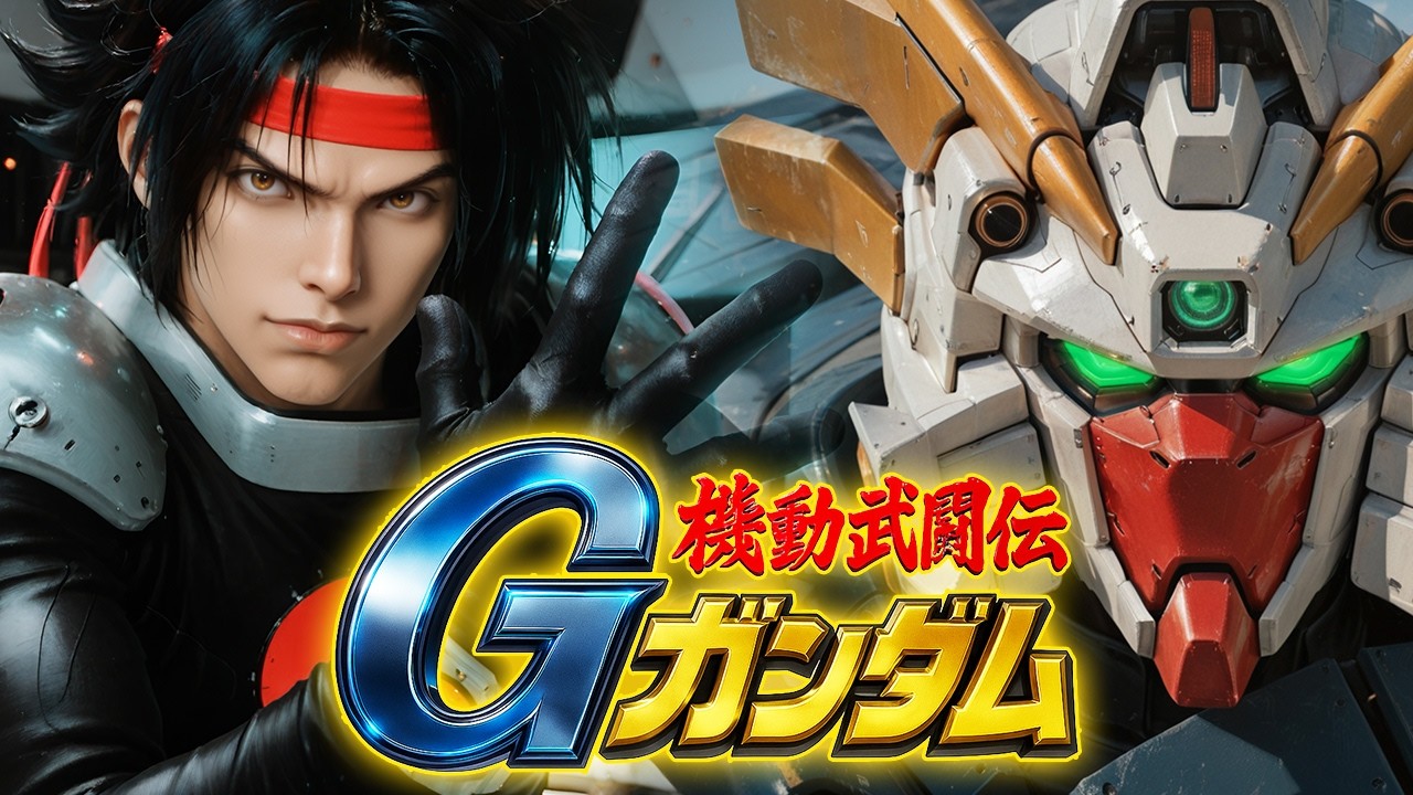 【リメイク】機動武闘伝Gガンダム「Flying in the Sky」AIアニメMV #gundam #gundamg #mobilesuitgamdam #gガンダム #ガンダム