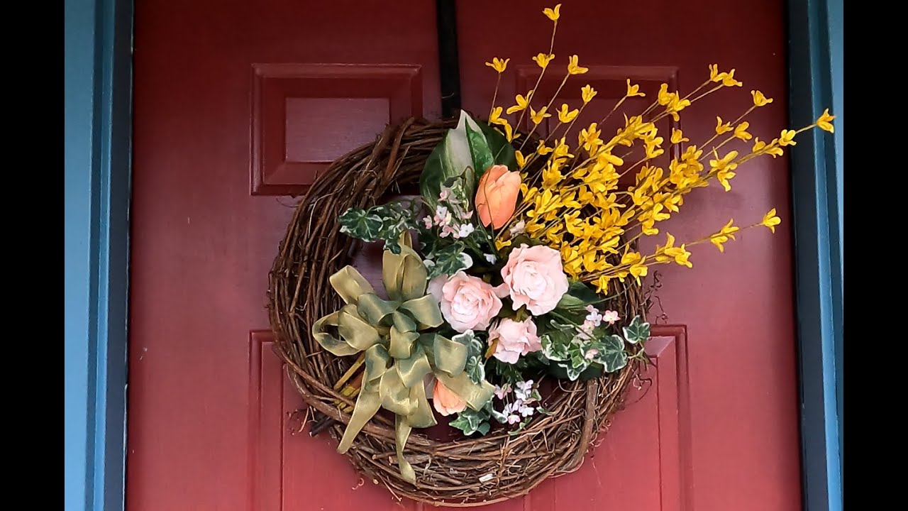 Bouquet on a Wreath