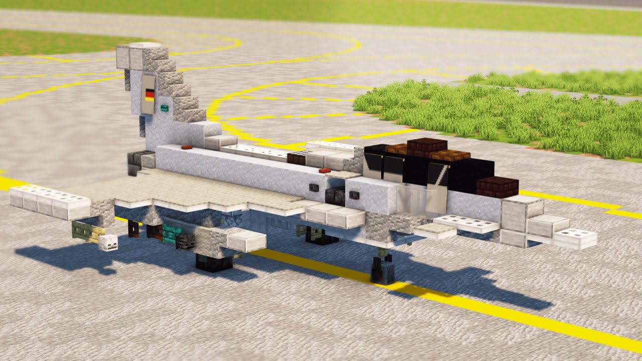 Обучающее видео по Minecraft Eurofighter Typhoon Fighter Jet