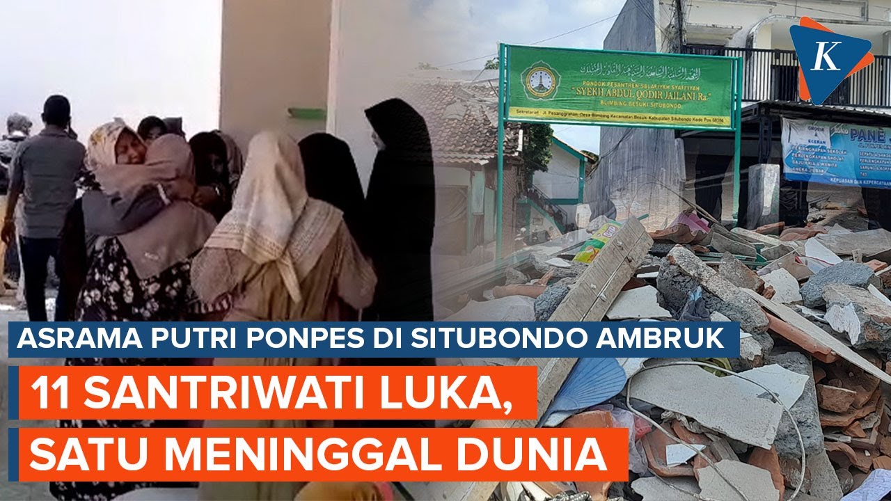 Asrama Putri Ponpes di Situbondo Ambruk, 1 Meninggal dan 11 Luka