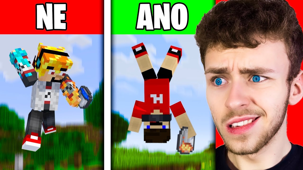 ŠÍLENÉ Minecraft Věci které DĚLÁŠ ŠPATNĚ