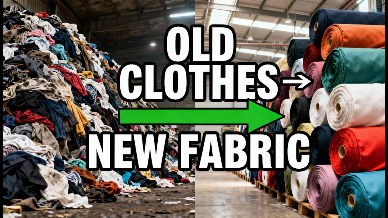 How Old Clothes Become New Fabric (Most People Don’t Know This) 