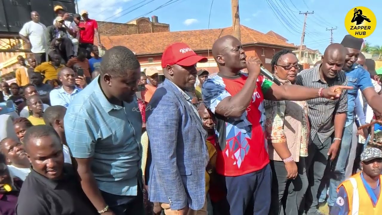 ANTHONY KIBAGENDI ADDRESSES RESIDENTS OF KISII TOWN AFTER HIS RELEASE