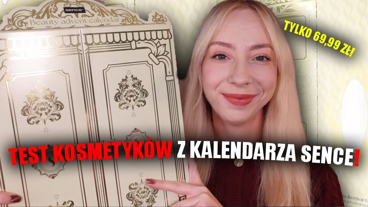 TEST KOSMETYK&Oacute;W ZE ZŁOTEGO KALENDARZA ADWENTOWEGO SENCE Z ROSSMANNA 2025!