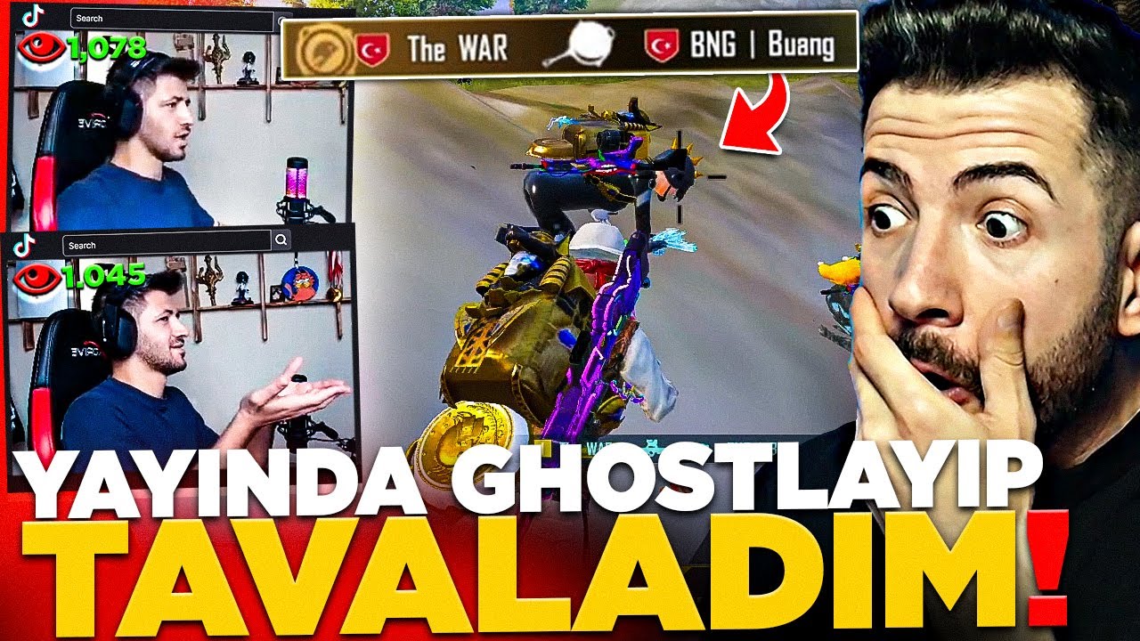 BUANG'I YAYINDA  GHOSTLAYIP TAVALADIM! @Buang  | PUBG Mobile