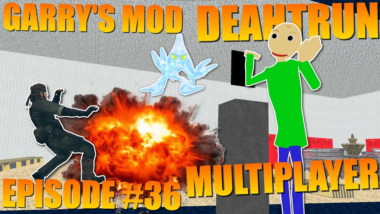 CrAzY Baldi's Schoolhouse Deathrun in Garry's Mod?!?! (Garry's Mod Episode #36 | W/Ghost & Shadow )