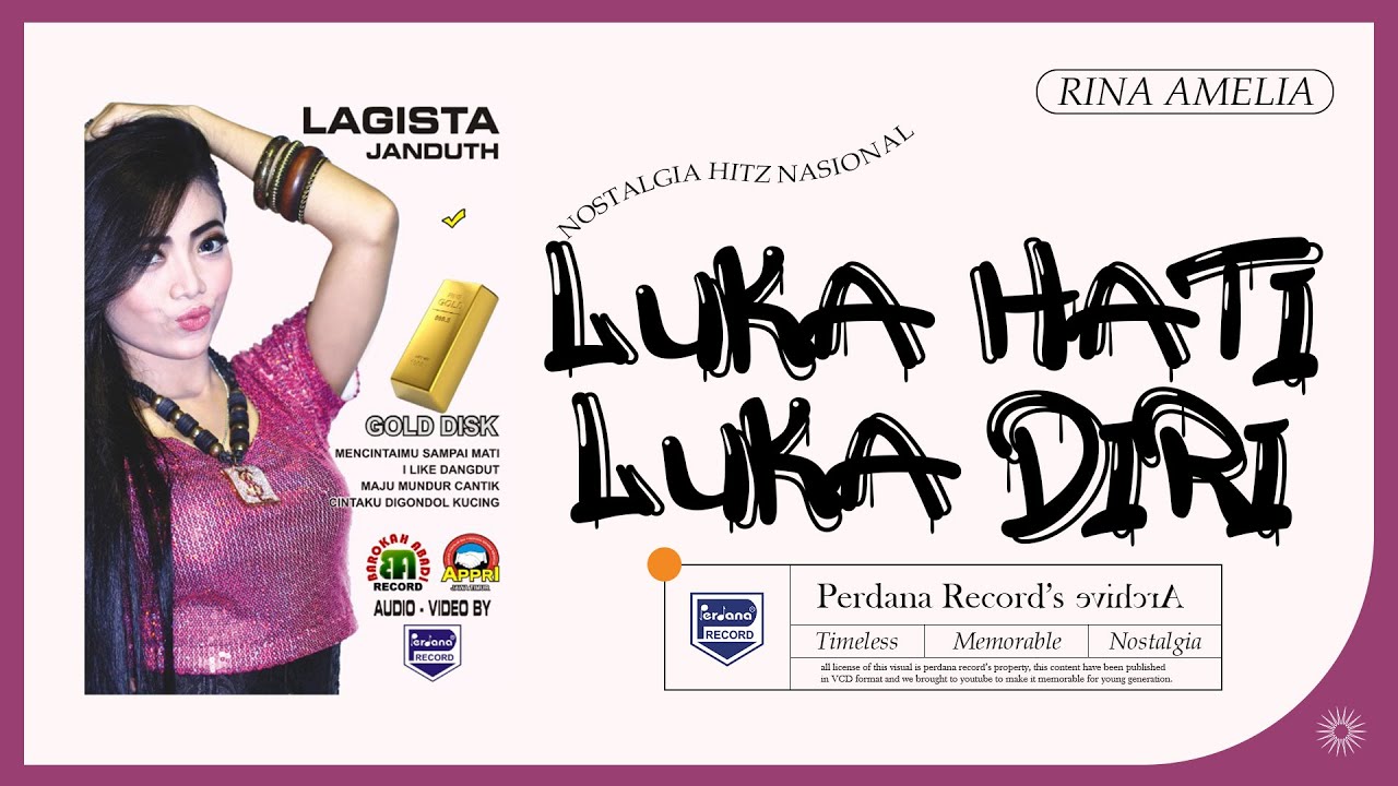 Luka Hati Luka Diri - Rina Amelia Feat Cak Rul - Lagista vol.3 (Official Music Video)