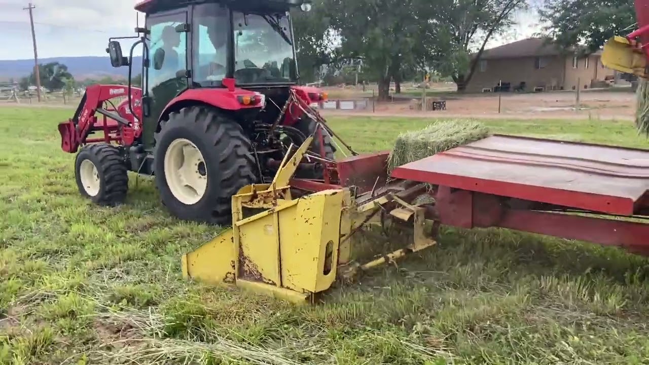 Haying small acreage- first cut of the year