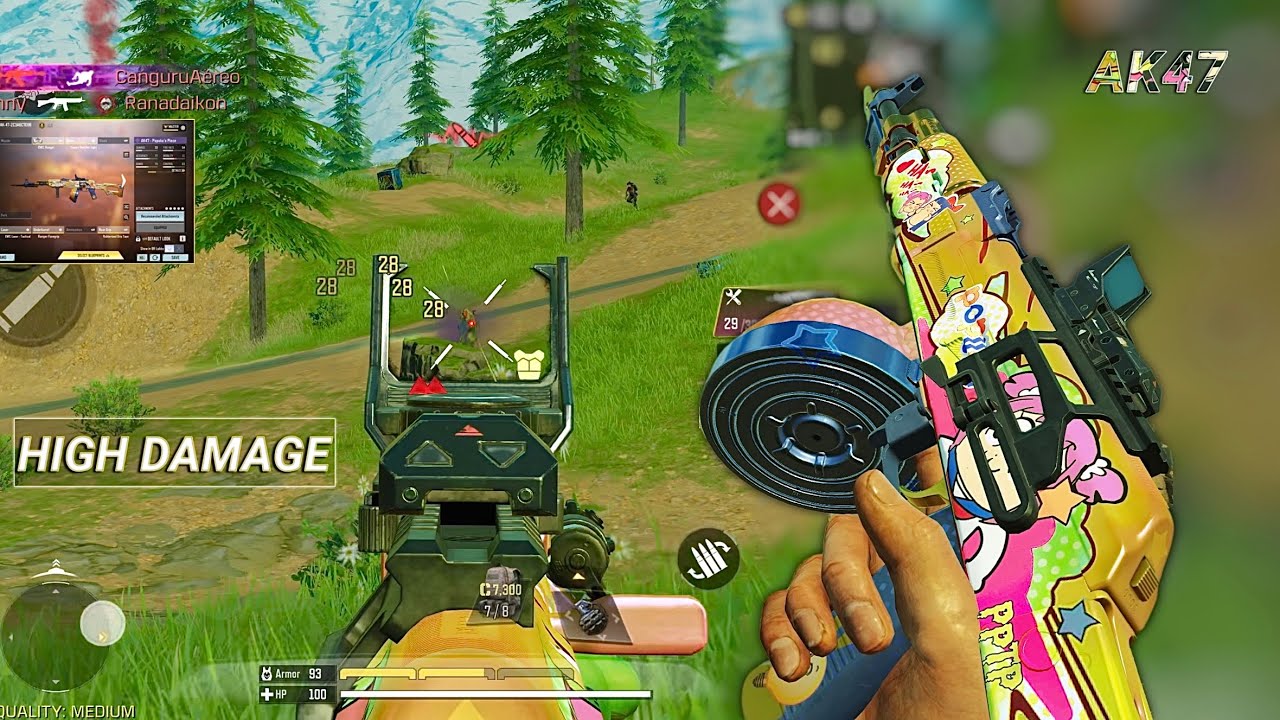 0 RECOIL in LONG RANGE + FAST KILLING | BEST AK47 GUNSMITH CODM BR | CODM BR GAMEPLAY 