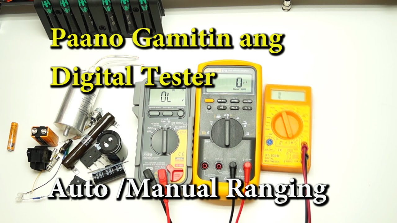 Paano Gamitin ang Digital Tester (Basic Tutorial)