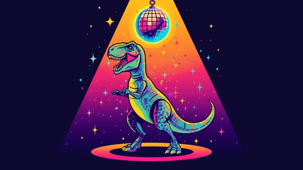 🦖 DINO DISCO – Ryk na Parkiecie! | Piosenka dla dzieci | Dinozaury Tańczą 🪩✨