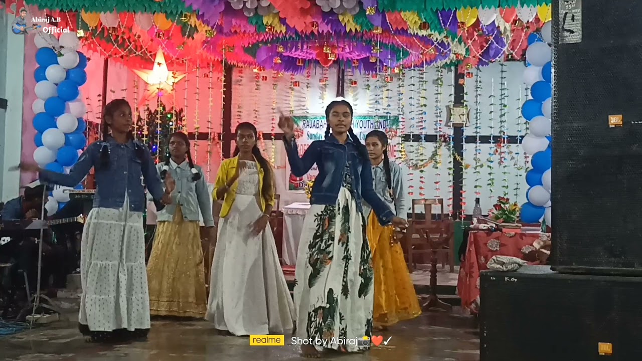 TU HI TU Christian Video..PREE CHRISTMAS PROGAM..Gorajan Sunday School Dance group..Camera_- Abiraj.