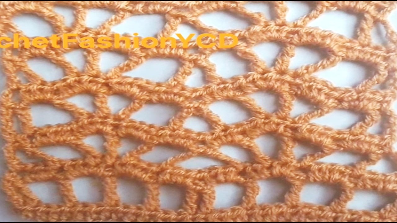 How to Crochet Mesh Mesh Stitch As A Complete Beginner. Crochet Tutorial