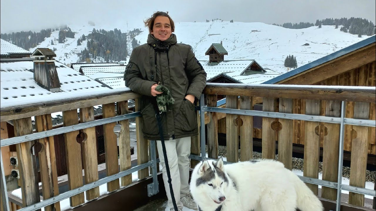 🇫🇷 Les Saisies Ski Resort – First Snowfalls at 1650 m in the French Alps