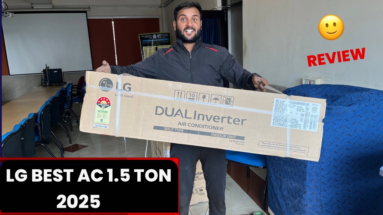 Lg 1.5 ton ac 5 star unboxing and review 2025