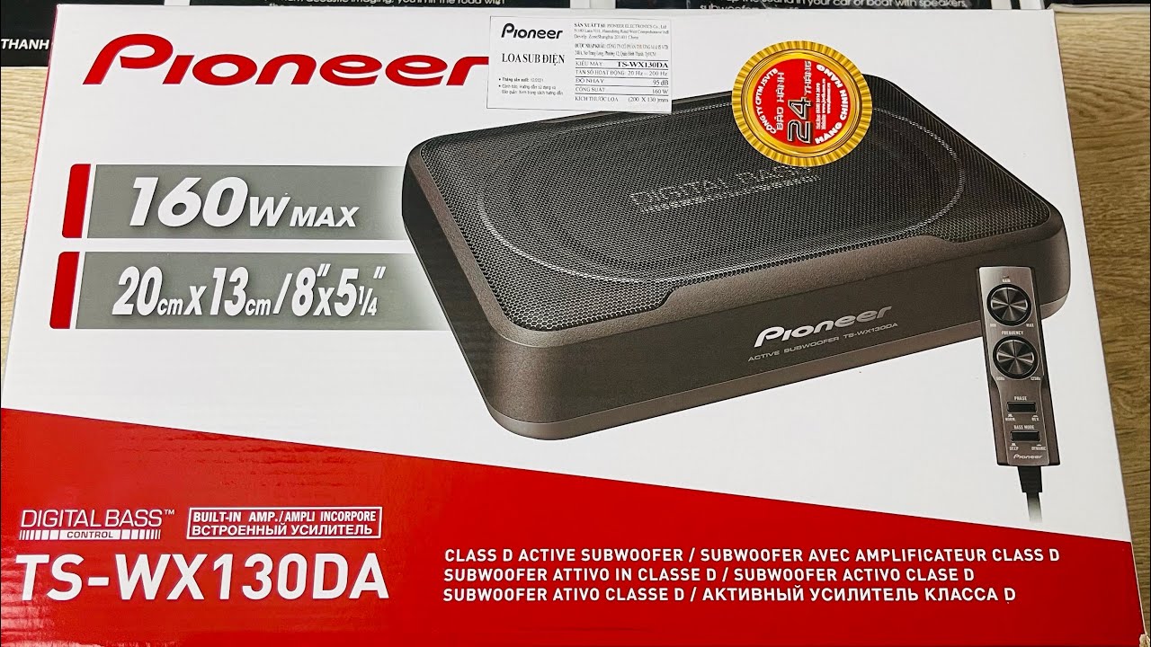 Loa Sub Gầm Pioneer 130da , Rất Ít Người Biết Điều Này ! Nhưng Rất nhiều người bị Lầm