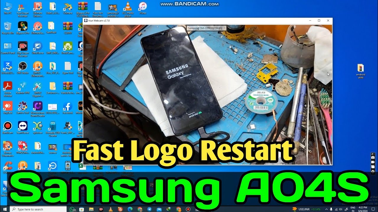 Samsung A04S Fast Logo Restart Problem || SM-A047F Auto Restart Problem