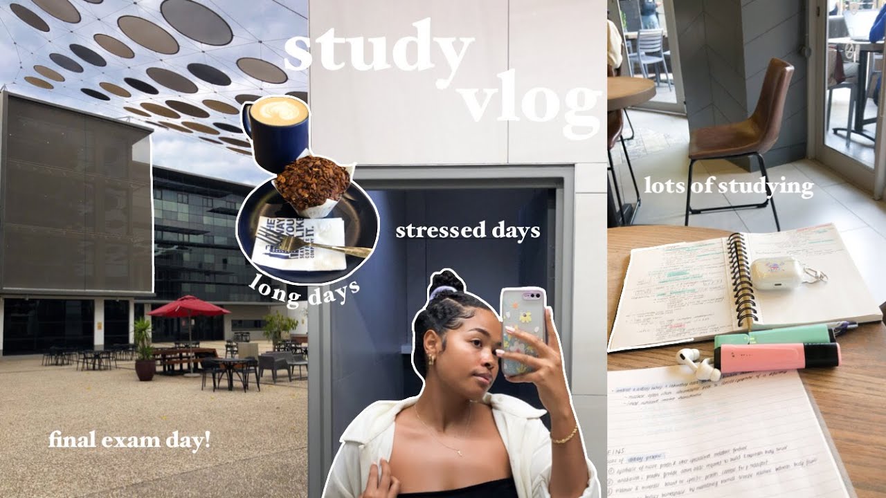 STUDY VLOG | final exam week | lots of studying, revision, stress, writing my last exam! 📖