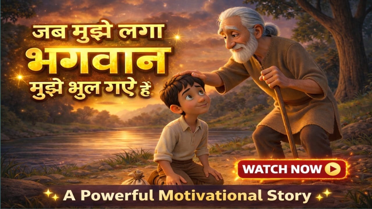 जब मुझे लगा भगवान मुझे भूल गए हैं | A Powerful Motivational Story | Believe and Achieve |