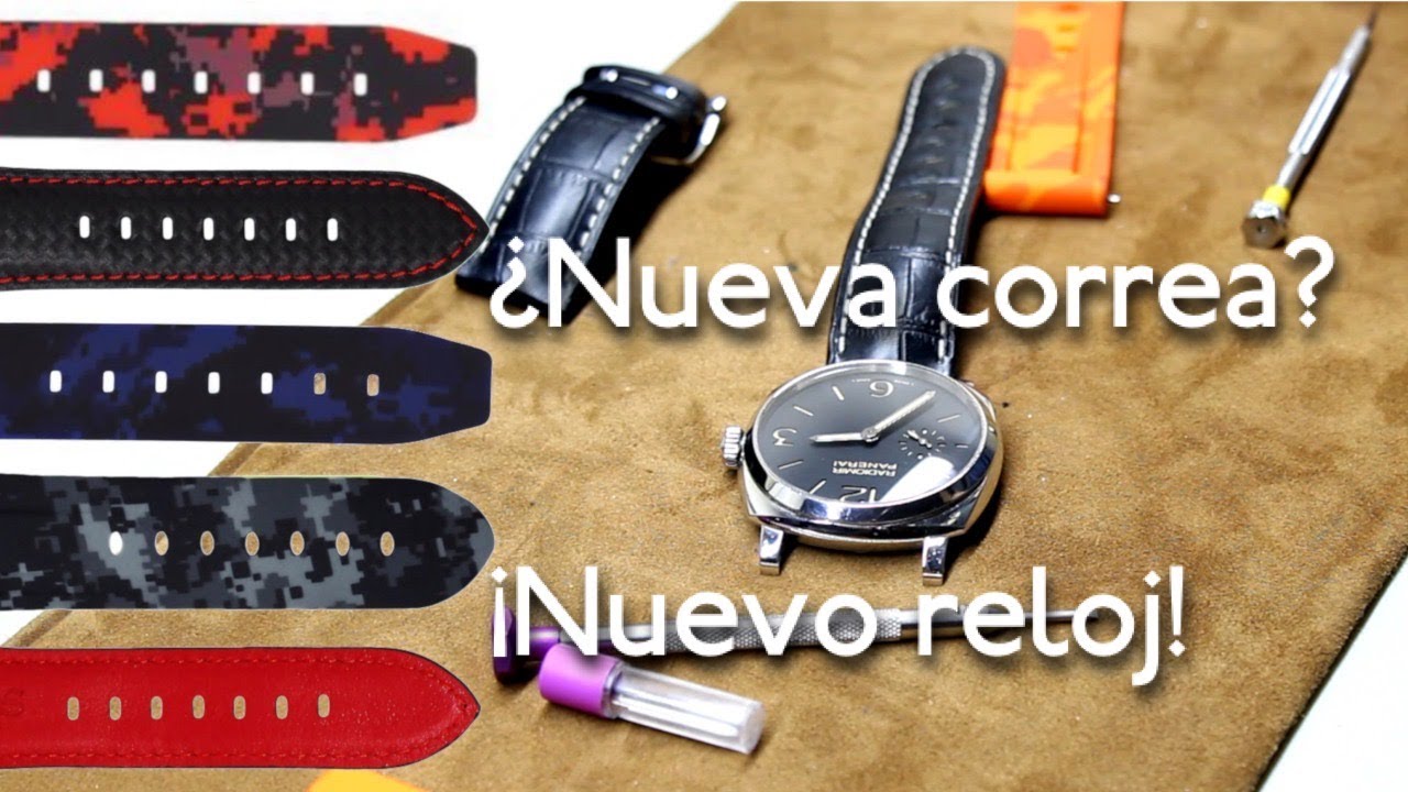 Nueva correa, ¡Nuevo reloj! Transformamos varios relojes con un cambio de correa.