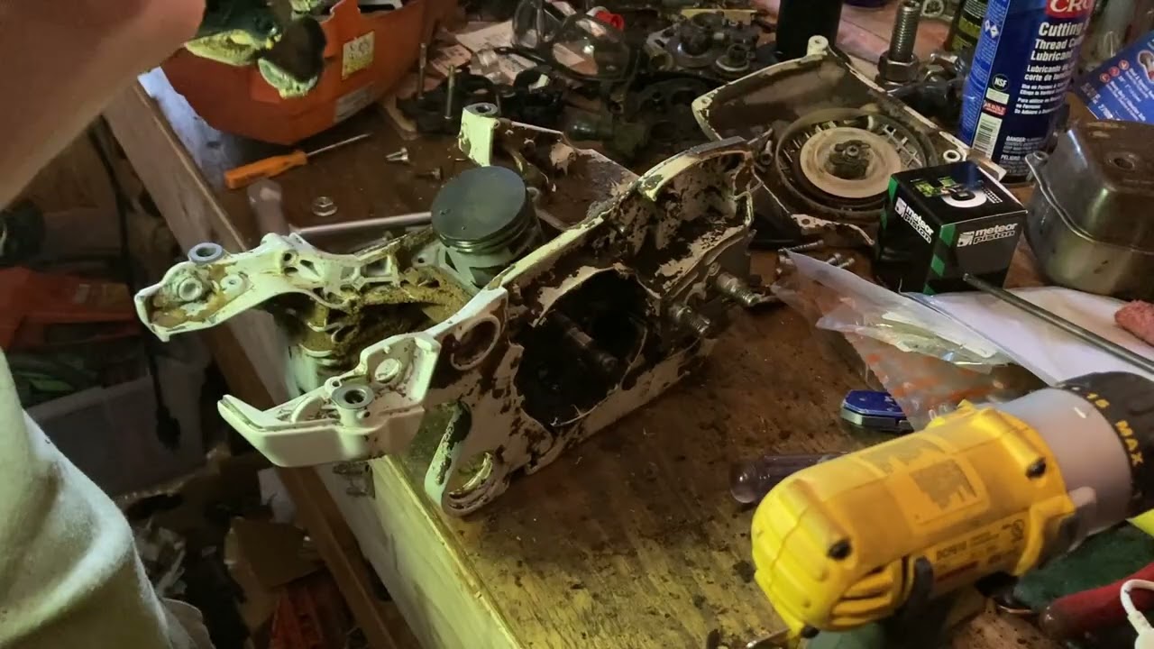 STIHL MS362 tear down complete 