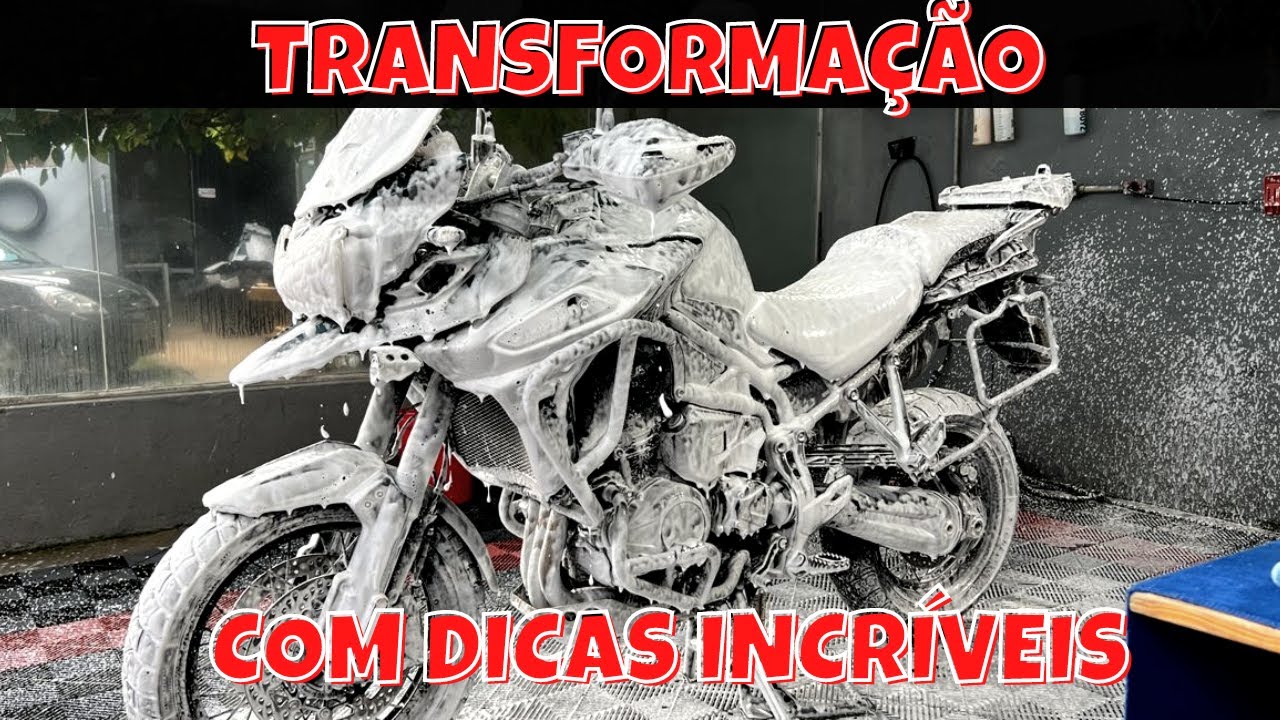 LAVEI UMA TIGGER 1200 QUE NUNCA VIU LAVAGEM DETALHADA