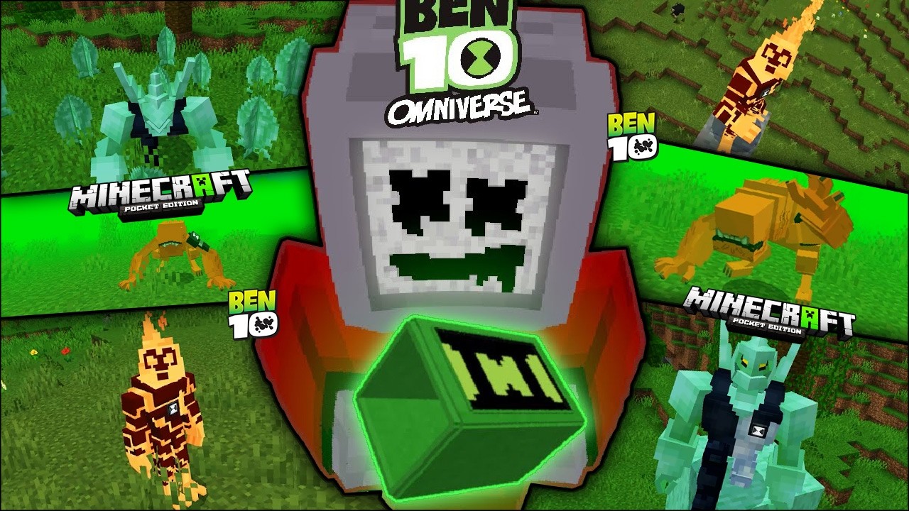 BEN 10 OMNIVERSE REMASTERED MOD FOR MINECRAFT PE 🔥| MCPE 1.21+